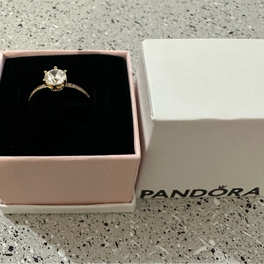 Pandora Gold and Silver Ring